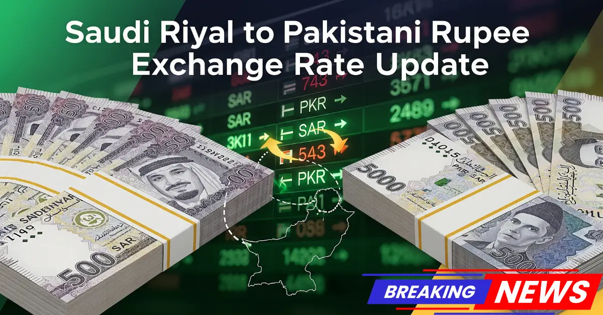 Saudi Riyal to Pakistani Rupee