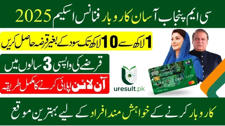 CM Punjab Loan Scheme 2025