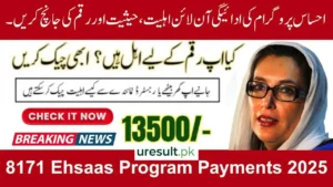 Ehsaas Program 8171 Payments for October 2025 – Check Eligibility & Receive Your Funds